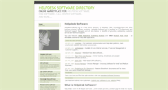 Desktop Screenshot of helpdesk-software.org